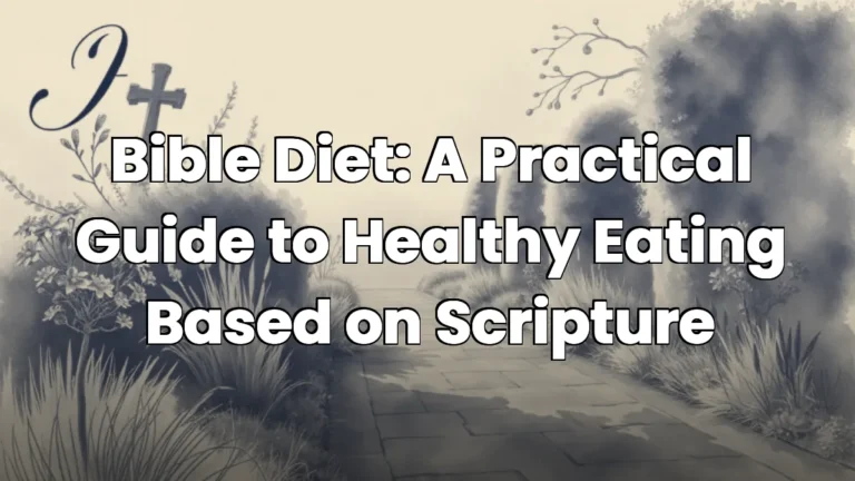 Bible Diet: A Practical Guide to Healthy Eating Based on Scripture