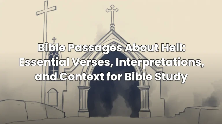 Bible Passages About Hell: Essential Verses, Interpretations, and Context for Bible Study