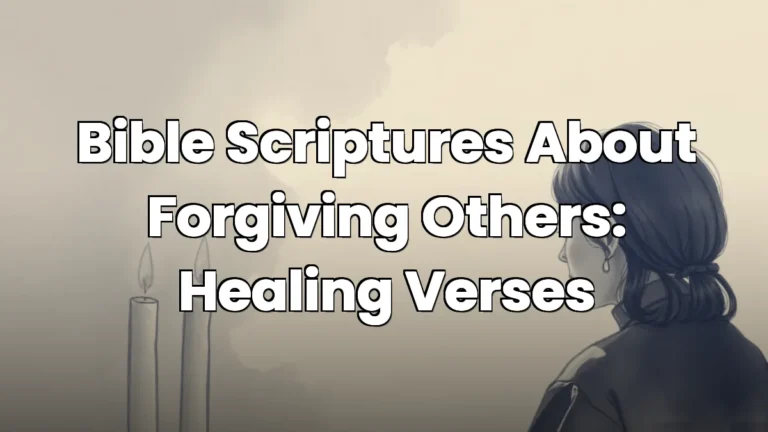 Bible Scriptures About Forgiving Others: Healing Verses Bible Scriptures About Forgiving Others: Healing Verses