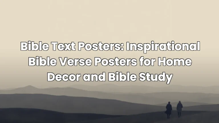 Bible Text Posters: Inspirational Bible Verse Posters for Home Decor and Bible Study Bible Text Posters: Inspirational Bible Verse Posters for Home Decor and Bible Study