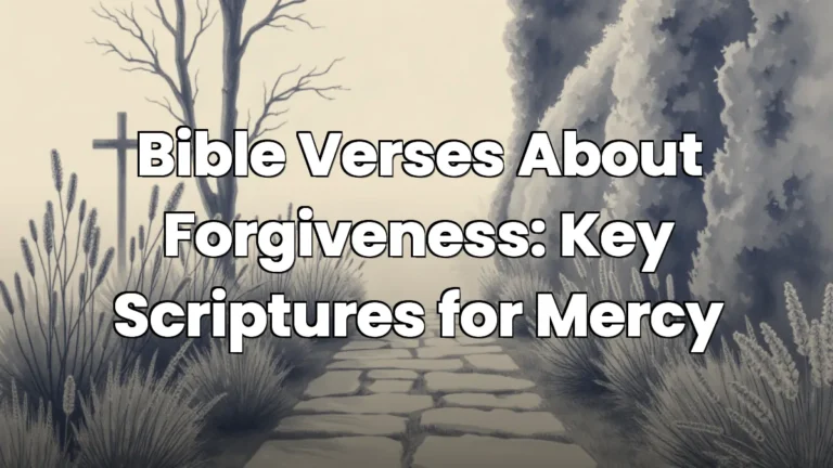 Bible Verses About Forgiveness: Key Scriptures for Mercy Bible Verses About Forgiveness: Key Scriptures for Mercy