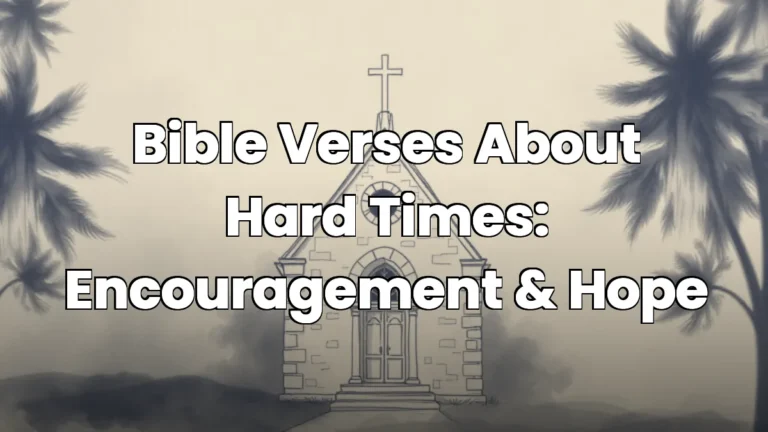 Bible Verses About Hard Times: Encouragement & Hope