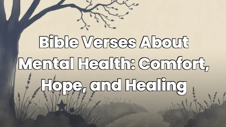 Bible Verses About Mental Health: Comfort, Hope, and Healing Bible Verses About Mental Health: Comfort, Hope, and Healing