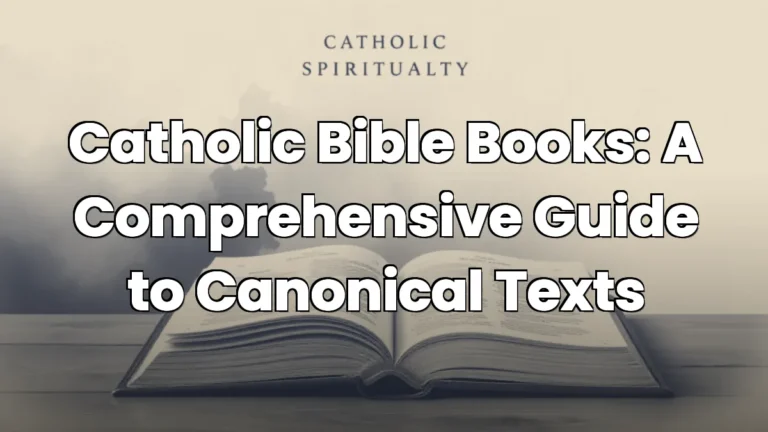 Catholic Bible Books: A Comprehensive Guide to Canonical Texts Catholic Bible Books: A Comprehensive Guide to Canonical Texts