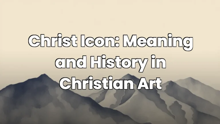 Christ Icon: Meaning and History in Christian Art Christ Icon: Meaning and History in Christian Art