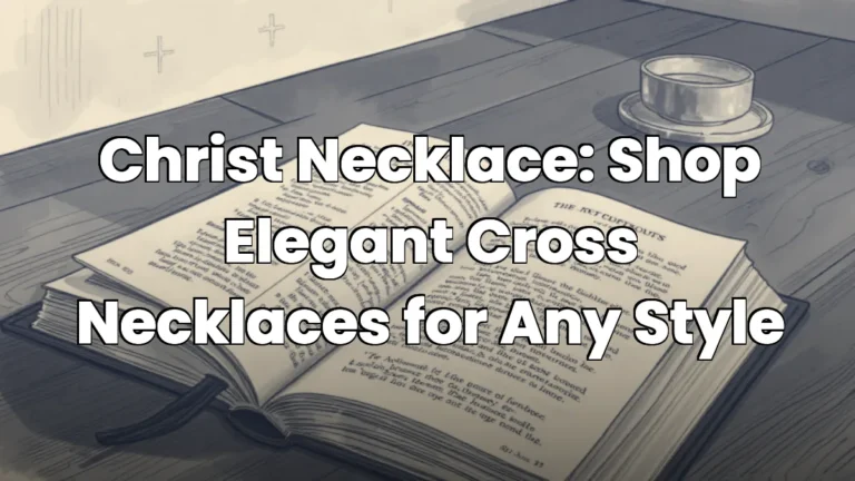 Christ Necklace: Shop Elegant Cross Necklaces for Any Style