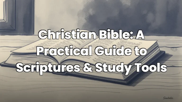 Christian Bible: A Practical Guide to Scriptures & Study Tools