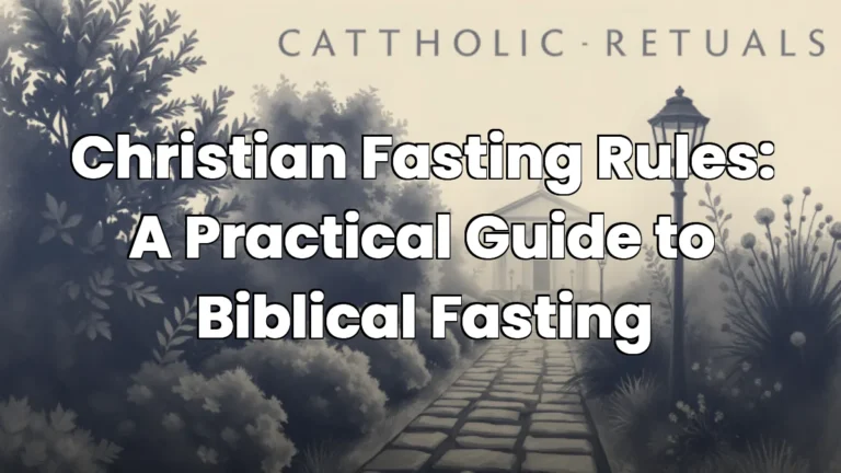 Christian Fasting Rules: A Practical Guide to Biblical Fasting