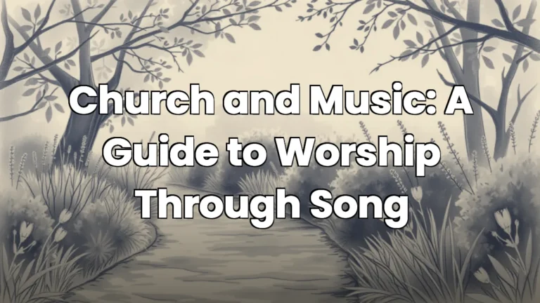 Church and Music: A Guide to Worship Through Song