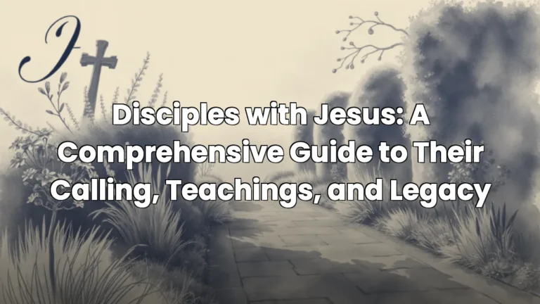 Disciples with Jesus: A Comprehensive Guide to Their Calling, Teachings, and Legacy