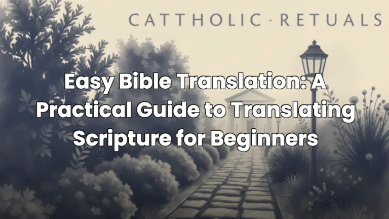 Easy Bible Translation: A Practical Guide to Translating Scripture for Beginners