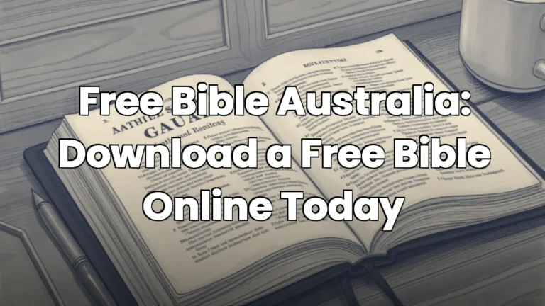 Free Bible Australia: Download a Free Bible Online Today Free Bible Australia: Download a Free Bible Online Today