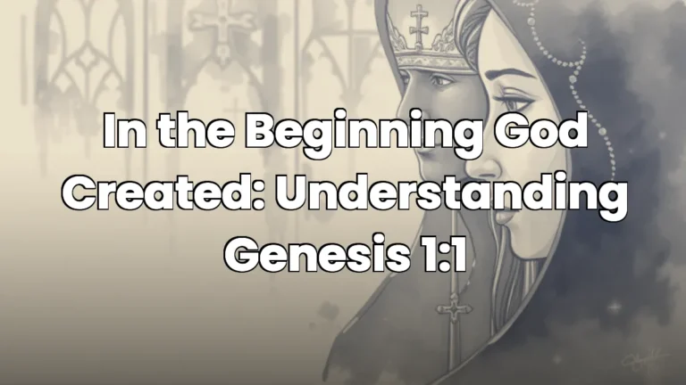 In the Beginning God Created: Understanding Genesis 1:1 In the Beginning God Created: Understanding Genesis 1:1