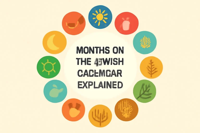 Months on the Jewish Calendar Explained: Names, Order, and Holidays months on the jewish calendar explained