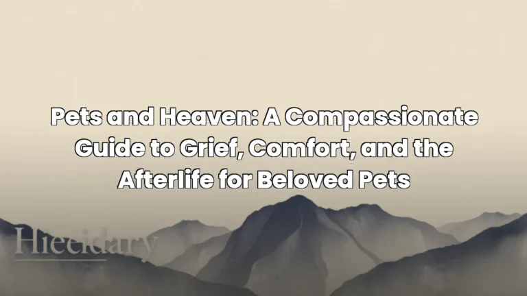 Pets and Heaven: A Compassionate Guide to Grief, Comfort, and the Afterlife for Beloved Pets