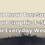 Saint Heart Tee: Sacred Heart Graphic T-Shirt for Everyday Wear