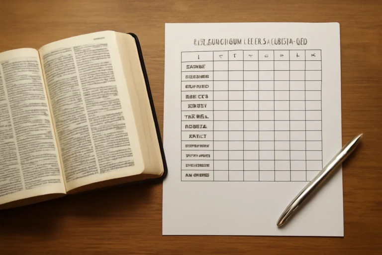 Yearly Bible Study Plan: A Simple 365-Day Reading Guide