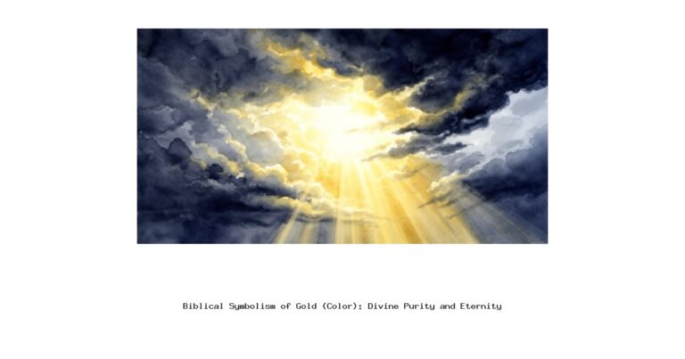 Biblical Symbolism of Gold (Color): Divine Purity and Eternity Biblical Symbolism of Gold (Color): Divine Purity and Eternity